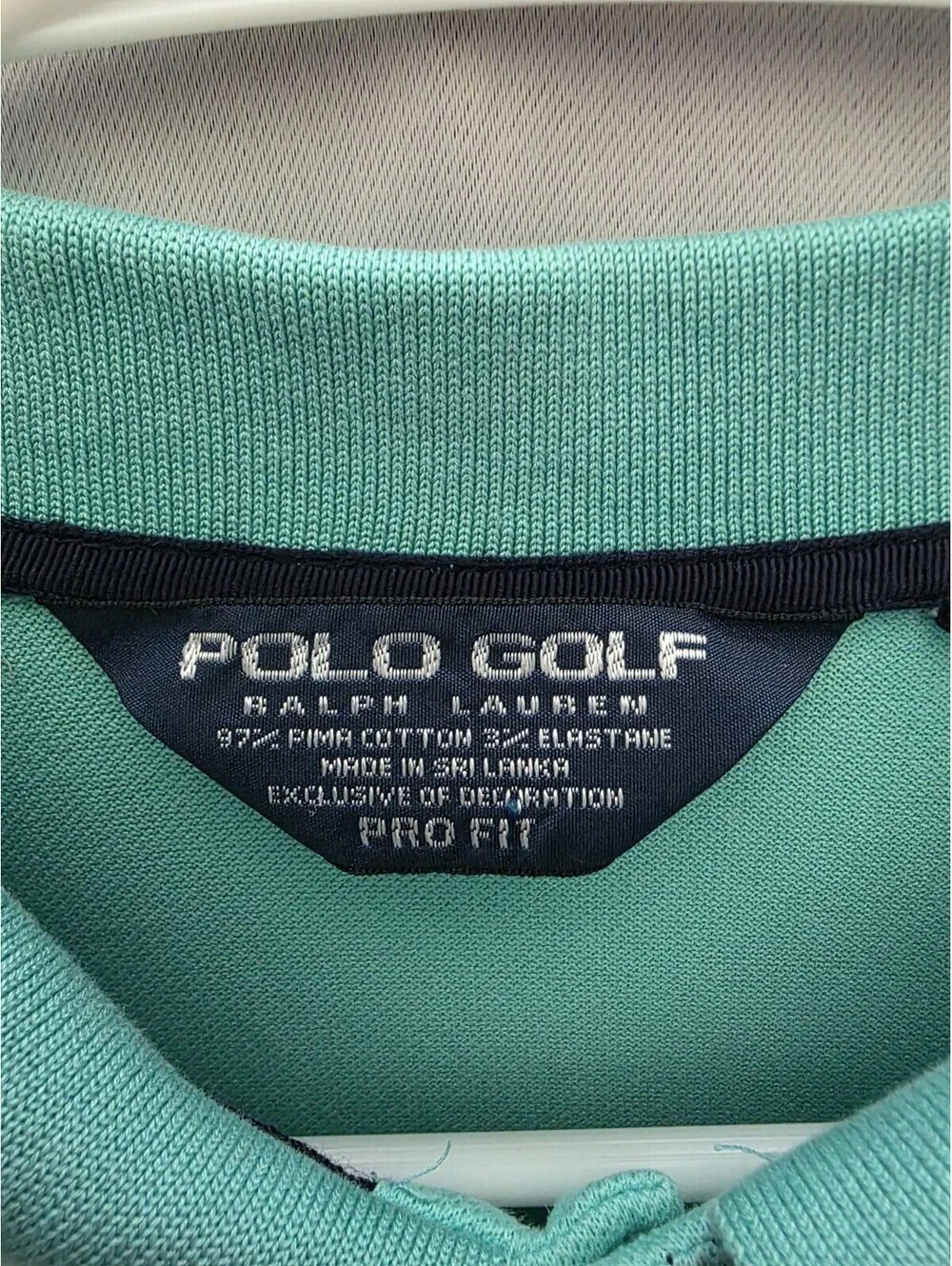 Polo Ralph Lauren Pro Fit Soft Cotton Polo Shirt Light Green Size Large